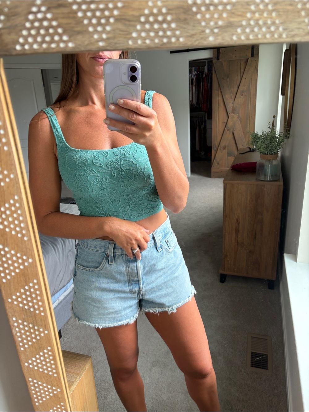 Anthropology seamless crop tank